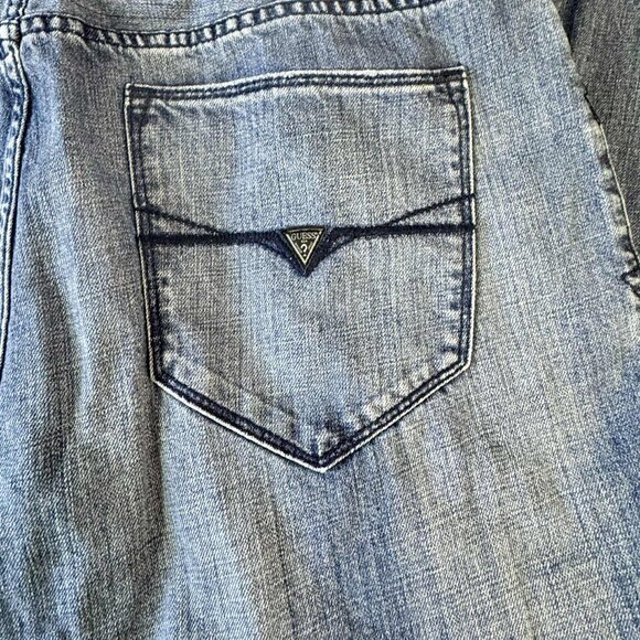 Men's GUESS Jean's 38x30 Relaxed Boot Marcus Fit - Picture 3 of 12